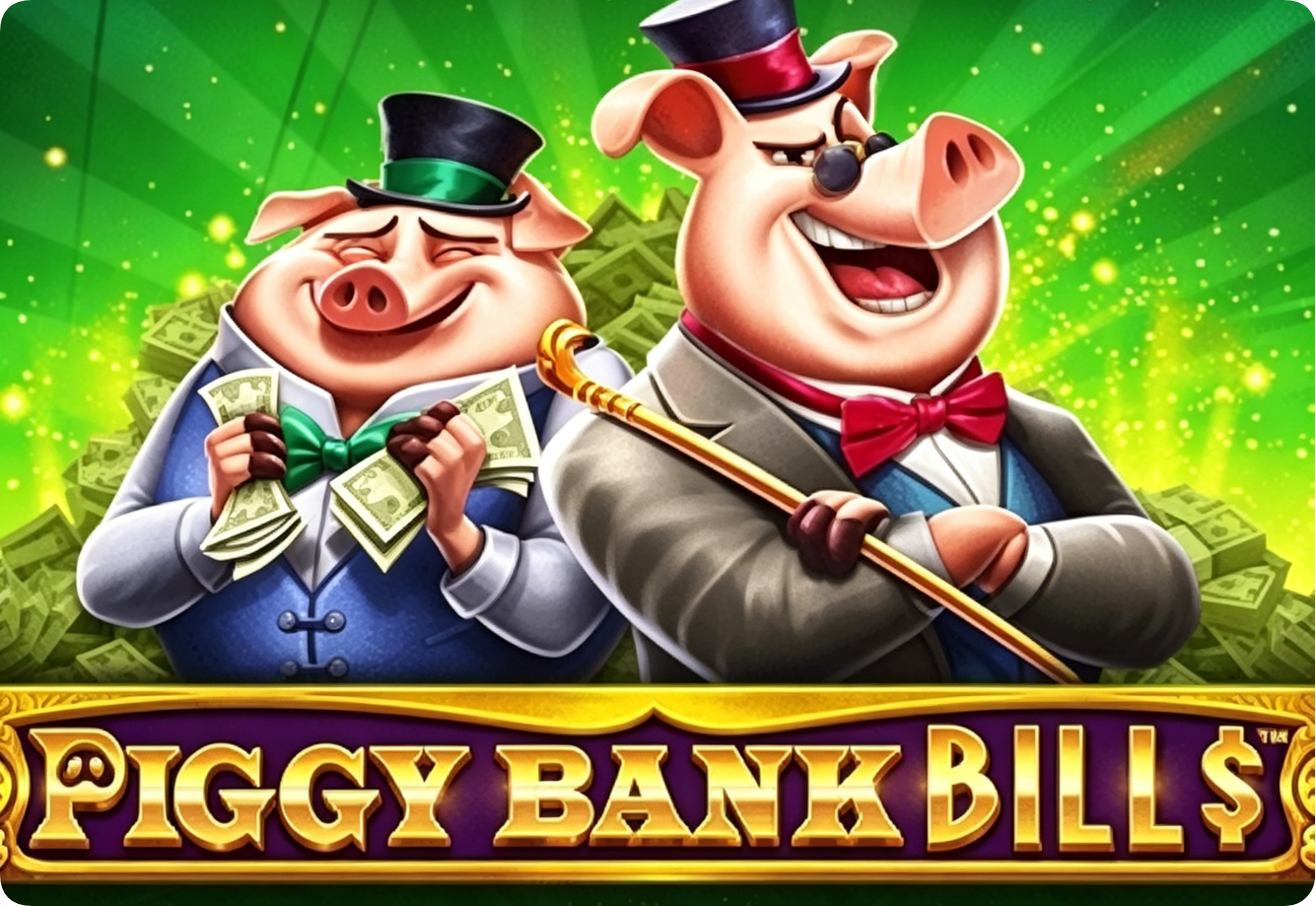 piggy bank bills Slot: Info Provider, RTP, dan Max Win game cover